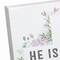 Watercolor Floral Cross 1 11" x 14" Canvas Wall Art